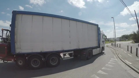 Truck on the road Stock Footage 83500009