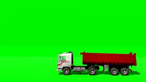 Truck on the road Stock Footage 264244726