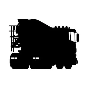 Truck set Stock Illustration