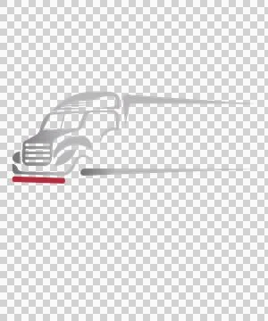 Truck Simplified Side View Of A Large Transport moving cab Stock Illustration