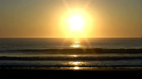 Truck at sunset Stock Footage 20690633