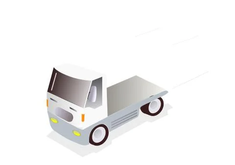 Truck tractor Stock Illustration