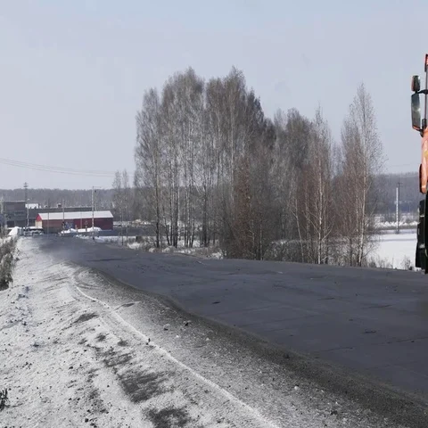 Truck transporting coal. Back view. Stock Footage 69547954