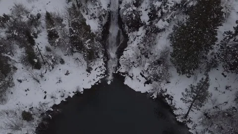 Truckee River Flume waterfall Stock Footage 87966581