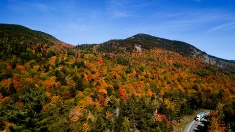 Trucking Through Fall Foto stock