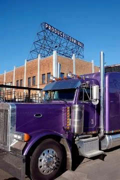 Trucks in Dock Stock Photos