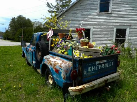 A trucks Garden Stock Photos