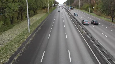 Trucks on the highway Stock-Footage 68992938