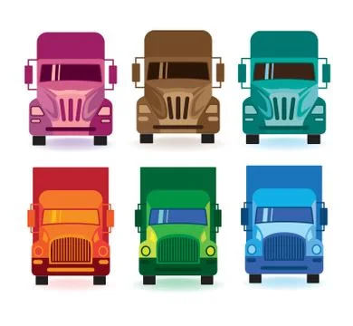 Trucks Stock Illustration