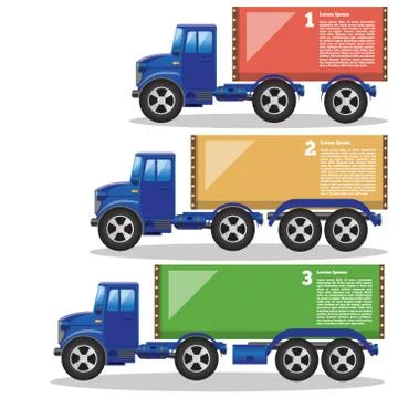 Trucks. Stock Illustration