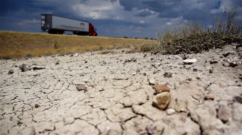 Trucks on road Stock Footage 26290258