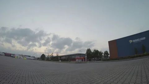 Trucks with trailers moving Stock Footage 83626802