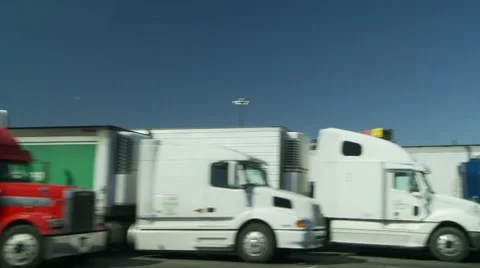 Truckstop two Stock Footage 8557841