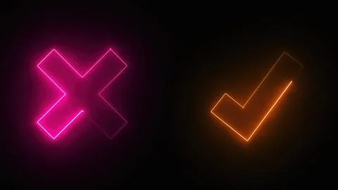 True and False symbols Stock Illustration