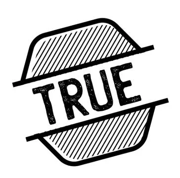 True black stamp Stock Illustration