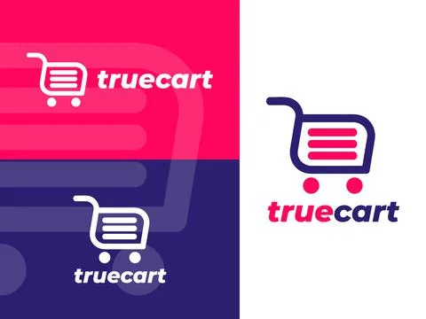 True Cart Logo Stock Illustration