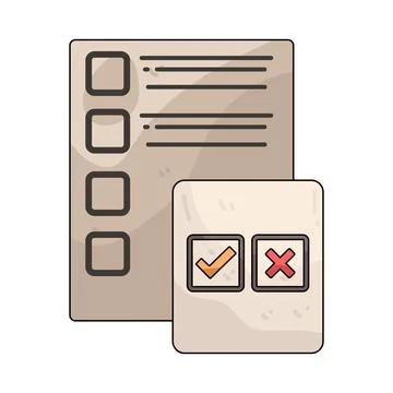 True False illustration Stock Illustration