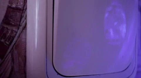 True fluorescence fingerprint CSI switch Stock Footage 66060723