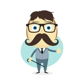 True gentleman Stock-Illustration