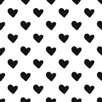 True heart pattern seamless イラスト素材