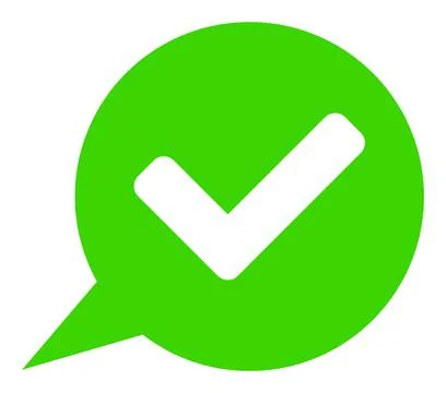 True Message - Raster Icon Illustration Stock Illustration