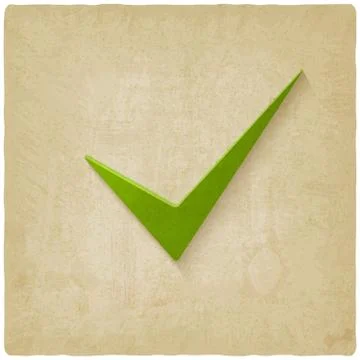 True sign old background Stock-Illustration