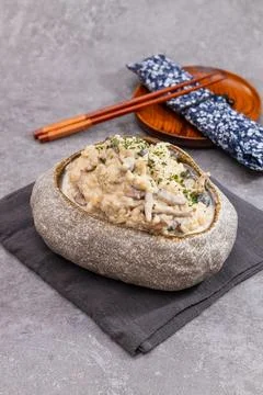 Truffle Cream Risotto Stock Photos