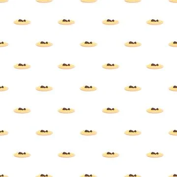 Truffle mushroom food pattern generating background image イラスト素材