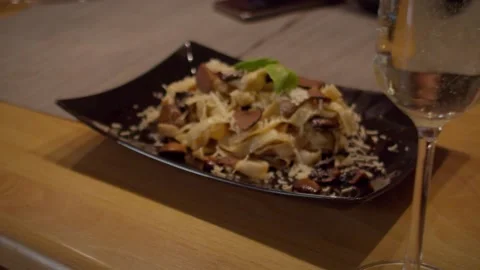 Truffle risotto homemade Video stock 172064240