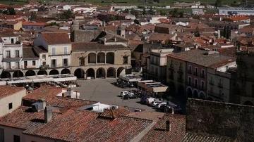 Trujillo Square Video stock 85764890