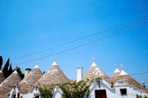 TRULLI ALBEROBELLO Stock Photos