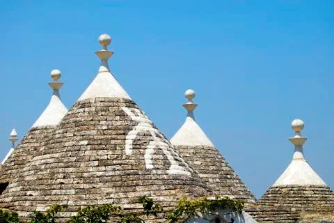 TRULLI ALBEROBELLO Foto stock
