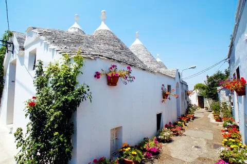 TRULLI ALBEROBELLO Stock Photos