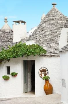Trullo of Alberobello Stock Photos