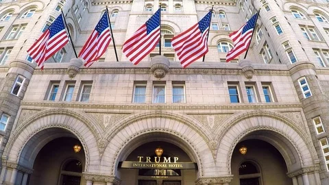Trump International Hotel in Washington, D.C. Stock Footage