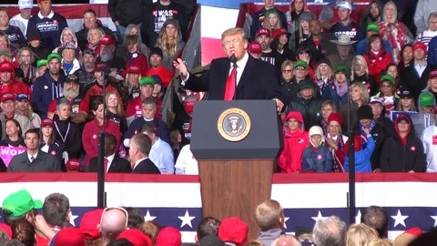 Trump lost way Stock Footage 96464412