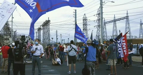 Trump Supporters Stock Footage 142623009