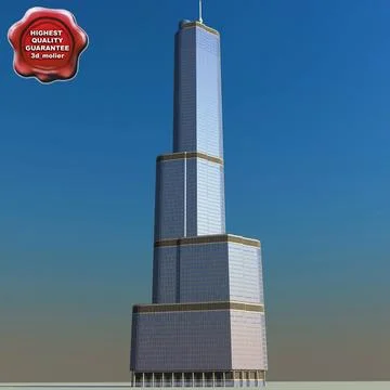 Trump Tower Chicago 3D Model