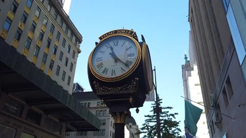 TRUMP TOWER CLOCK NYC Stock Footage 155995029
