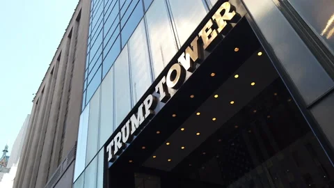 TRUMP TOWER NYC 스톡 동영상 155996089