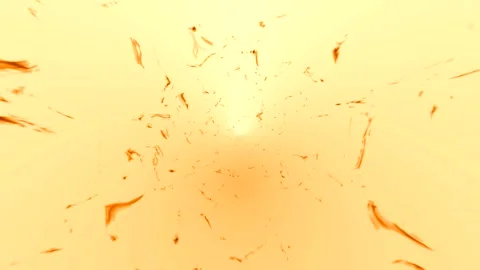 Trump vortex effect pulling bright orange dust particles, water into the de.. Stock Footage 253186359
