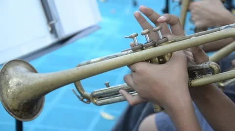 Trumpet Stock Footage 10809798