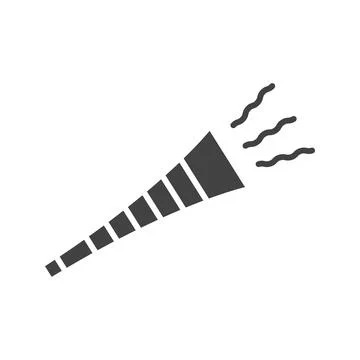 Trumpet icon vector image. Stock Illustration