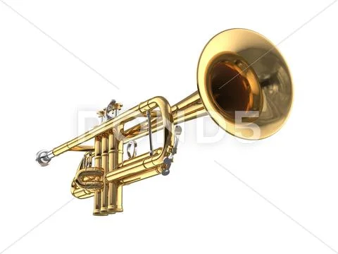 Trumpet Stock Illustration