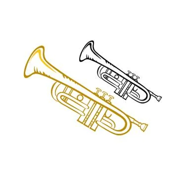 Trumpet Ilustração Stock