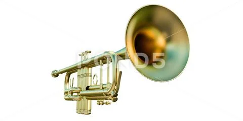 Trumpet Stock Illustration