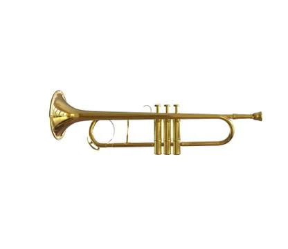 Trumpet - Side View Stock Illustration