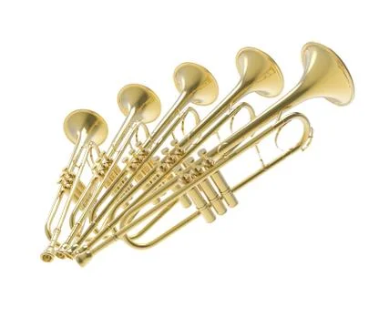 Trumpets Stock Illustration