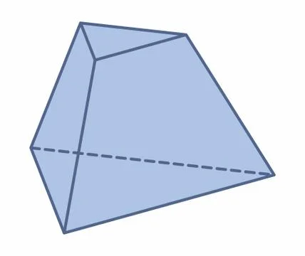 Truncated Triangular Pyramid イラスト素材
