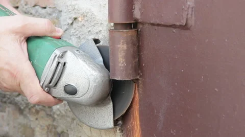 Truncation loops on the garage gate Stock Footage 51219695